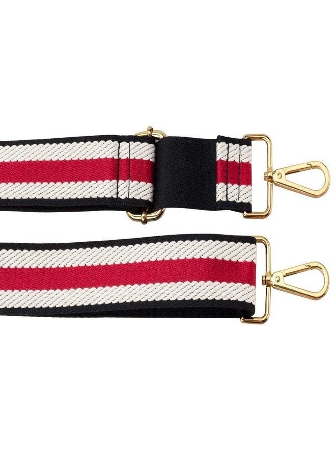 ZANQANO Crossbody Strap Purses Replacement Adjustable Handbag Straps (Red Black) - Image 5